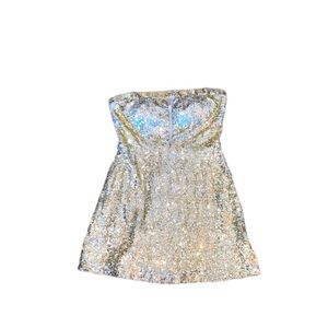 Windsor Gold Sequin Dress